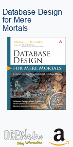 Database Design for Mere Mortals