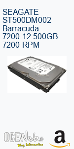 SEAGATE ST500DM002 Barracuda 7200.12 500GB 7200 RPM