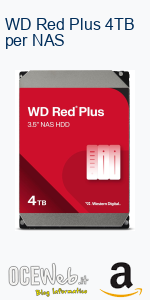 WD Red Plus 4TB per NAS