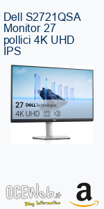 Dell S2721QSA Monitor 27 pollici 4K UHD IPS
