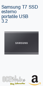 Samsung T7 SSD esterno portatile USB 3.2