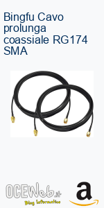 Bingfu Cavo prolunga coassiale RG174 SMA