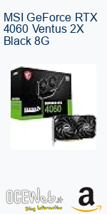 MSI GeForce RTX 4060 Ventus 2X Black 8G