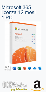 Microsoft 365 licenza 12 mesi 1 PC Microsoft 365 licenza 12 mesi 1 PC