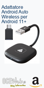Adattatore Android Auto Wireless per Android 11+